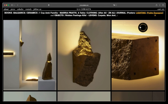 LA COBALTA WEBSITE